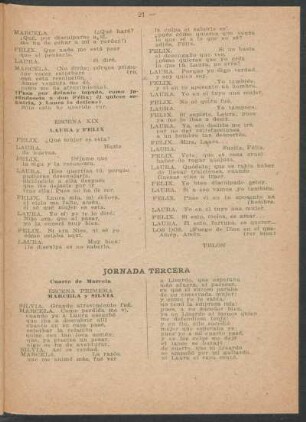 Jornada tercera