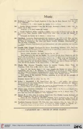 Music (No. 289 - 302)