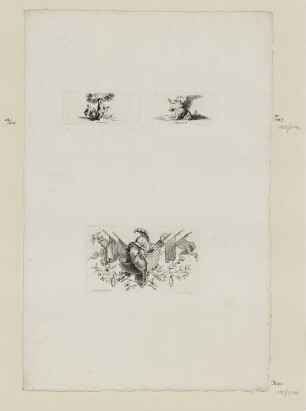 Vignette mit Fortuna