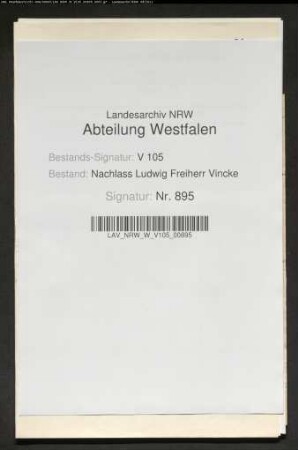 2 Briefe des Onkels Ernst Vincke
