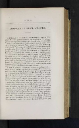 Concours universel agricole.