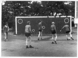 Münster. Sportpark. Fußballtraining