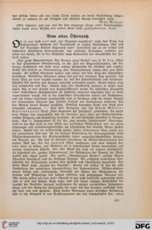 32: Vom alten Österreich
