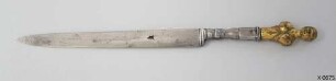 Messer / Garnitur bestehend aus Rapier, Dolch, Dolchscheide und Messer