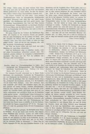 57-58 [Rezension] Ruville, Albert von, Der Goldgrund der Weltgeschichte