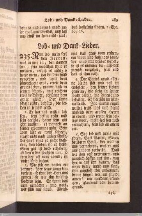 Lob- und Dank-Lieder.