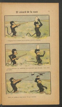 El récord de la caza - [Cómic]