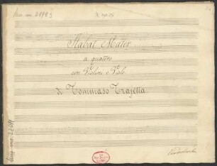 Stabat mater; V (4), strings; e-Moll