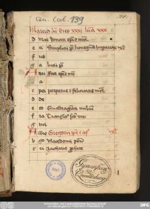 [Liturgischer Kalender]