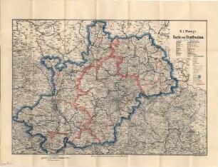 G. L. Wenng's Karte von Oberfranken : neueste und genaueste Karte