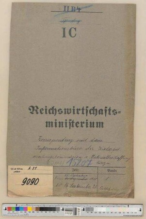 Korrespondenz mit dem Informationsbüro der Wiedergutmachungskommission: Bd. 1