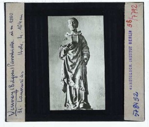 Venray, Parochialkirche,unbekannt, Plastik des Hl. Laurentius : Holzskulptur