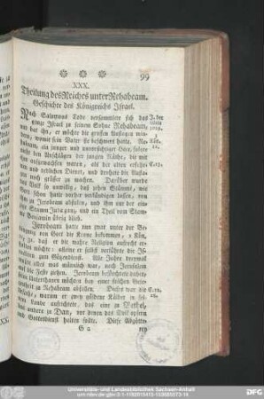 XXX. Theilung des Reiches unter Rehabeam. Geschichte des Königreichs Israel.
