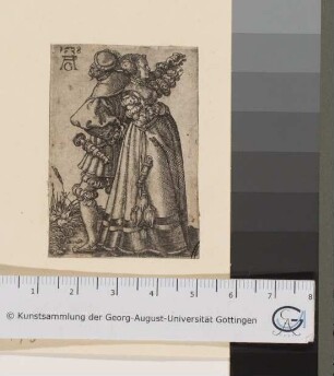 Tanzendes Paar, Rücken an Rücken
