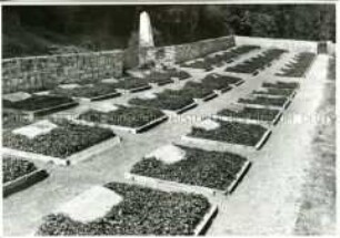 Sowjetische Grabanlage auf dem Friedhof in Bad Sulza