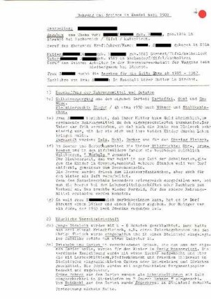 Fragebogenantworten zu Ernährungsgewohnheiten
