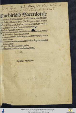 Enchiridion Sacerdotale