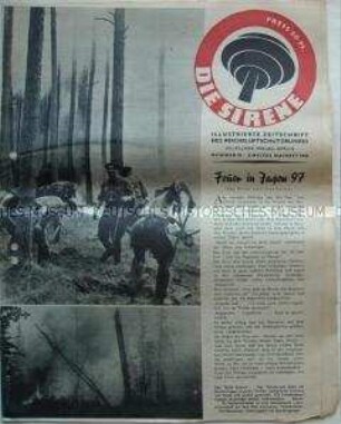 Illustrierte Zeitschrift des Reichsluftschutzbundes u.a. zur Bekämpfung von Waldbränden