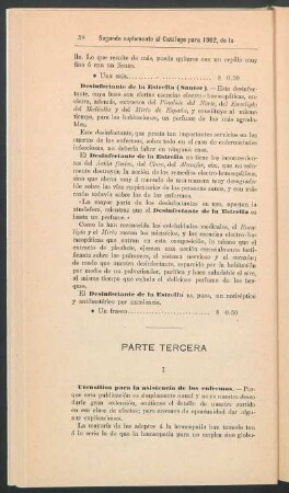 Parte tercera