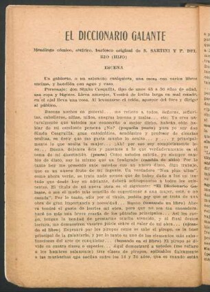 El diccionario galante