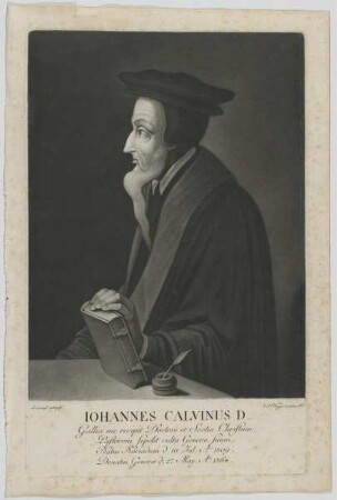 Bildnis des Iohannes Calvinus