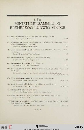Miniaturensammlung Erzherzog Ludwig Viktor (Nr. 448-589)