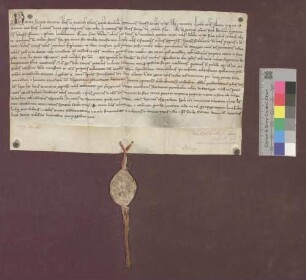 Der Abt des Klosters Schwarzach inkorporiert im Auftrag Papst Innozenz IV. dem Kloster Lichtenthal die Pfarrkirche zu Ettlingen.