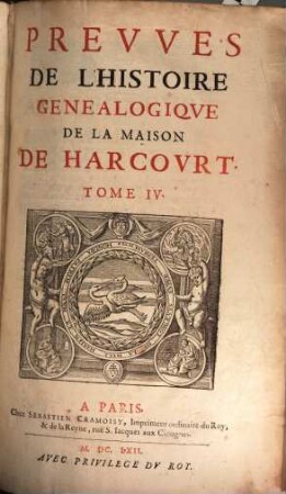 Histoire génealogique de la maison de Harcourt, 4