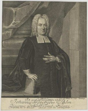 Bildnis des Johannes Godofredus Palm