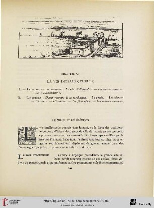 Chapitre VI: La vie intellectuelle