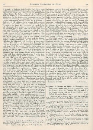 344 [Rezension] Bertsche, Karl (Hrsg.), Kriegsbrot für die Seele aus den werken des Abraham a Sancta Clara dargeboten