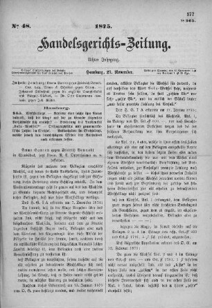 No. 48. 27. November 1875