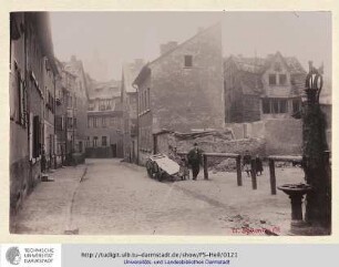 Neugasse nach Abbruch des alten schlachthauses (122).
