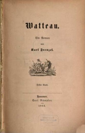 Watteau : Ein Roman. 1