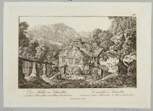 Die Mühle in Schmilka bei Bad Schandau in der Sächsischen Schweiz