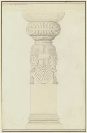 Indische Säule und Architrav
