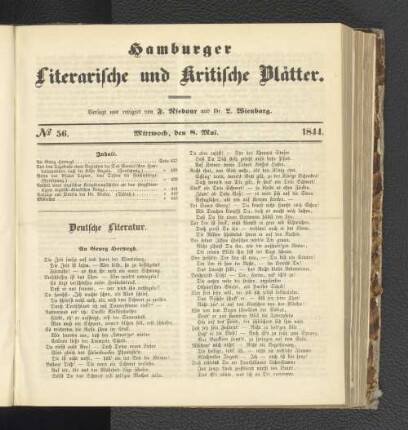 Nummer 56. Mittwoch, den 8. Mai
