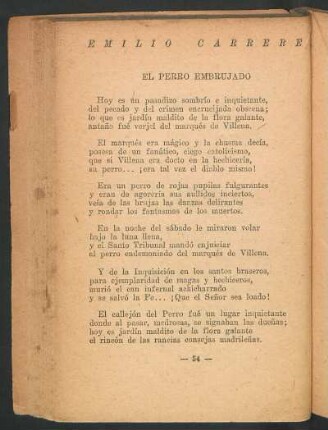 El perro embrujado
