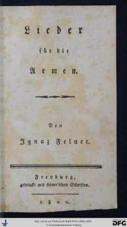 Lieder für die Armen