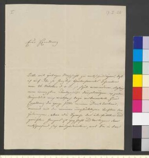 Brief von Rauch, Christian Daniel an Goethe, Johann Wolfgang