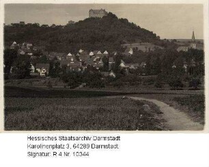 Lichtenberg im Odenwald, Ansicht mit Schloss
