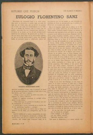Eulogio Florentino Sanz : (De Blanco y Negro)