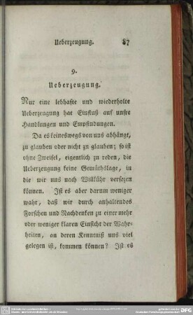 9. Ueberzeugung