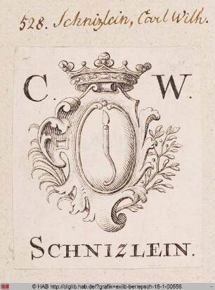 Wappen des Karl Wilhelm Schnitzlein