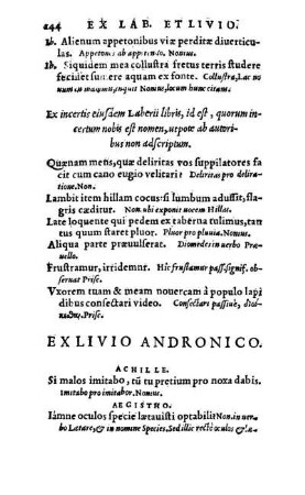 Ex Livio Andronico.