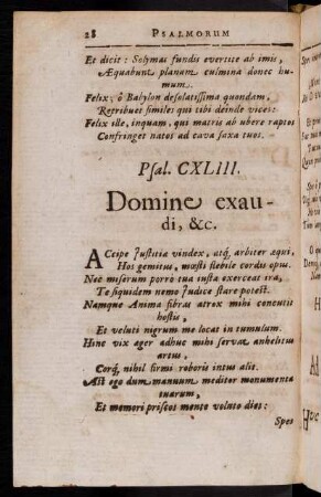 28-29, Psalm. CXLIII