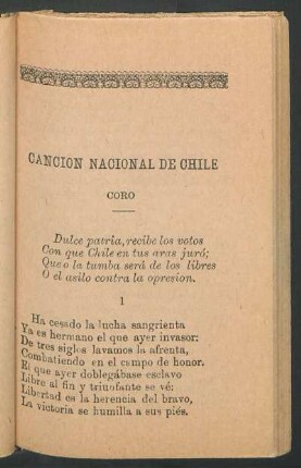 Canción Nacional de Chile