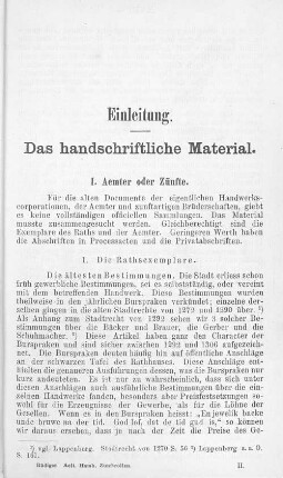 I. Aemter oder Zünfte.