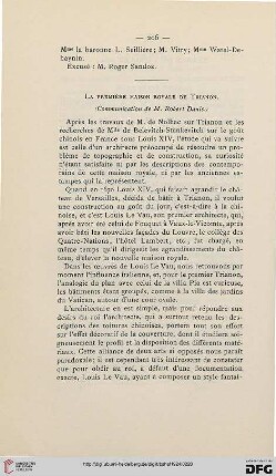 La première maison royale de Trianon