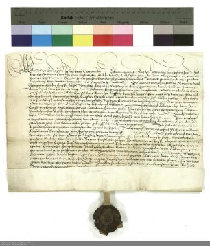 Revers Philipps Graf von Nassau und Saarbrücken bezüglich der Belehnung mit der Hälfte des Dorfes und der Vogtei Reichelsheim und weiteren im Einzelnen aufgeführten Lehen durch Johann [II. von Henneberg], Abt von Fulda